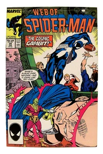 "WEB OF SPIDER-MAN" Numero #34 (Gennaio 1988, Marvel) per THE WATCHER, SAL BUSCEMA art - Foto 1 di 1