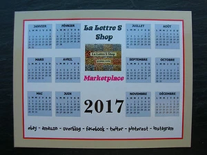 Nel Calendario 2017 Magnetica La LETTERA S Shop - SEM19 - Picture 1 of 8