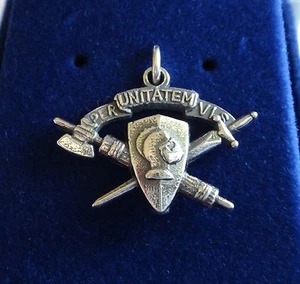 Sterling Silver 18x25mm Texas A&M University Corps of Cadets Aggie ATM Charm - Picture 1 of 2
