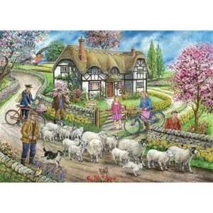Rompecabezas de sierra de 1000 piezas ""Daffodil Cottage"" Colección Merridale 1000 piezas - Imagen 1 de 1