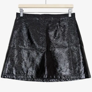 M&S x Alexa Chung : Black Shiny Mini Skirt : UK12 : WAS: £59!! - Picture 1 of 3
