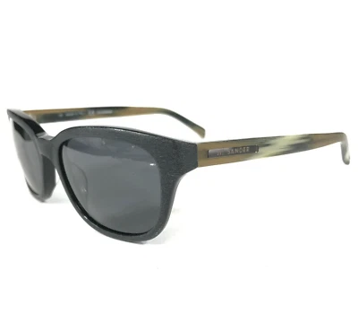 Gafas de sol Jil Sander JS687S 972 marrón gris montura redonda con lentes grises  Foto 1 de 4