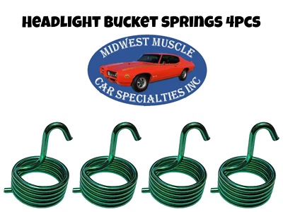 68-85 GM Chevy Pontiac Headlight Head Light Lamp Bucket Adjuster Springs 4pc D - Image 1 of 4
