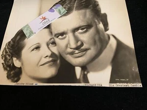 His Greatest Gamble" Richard Dix y Dorothy Wilson foto/foto fija de la película - Imagen 1 de 2