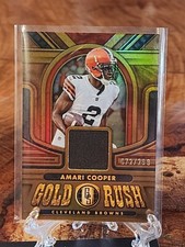 2023 Panini Gold Standard Amari Cooper Gold Rush Cleveland Browns #'d /299