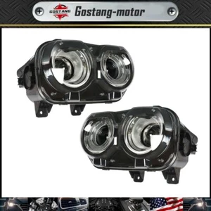 Headlights Fit For 2015-2018 Dodge Challenger Headlamps Driver + Passenger Pair - Bild 1 von 12