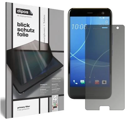 Screen Protector for HTC U11 Life Privacy Filter 4-Way Protection dipos - Image 1 of 4