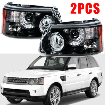 LH&RH For Land Rover Range Rover Sport L320 2010-2013 Front Headlight Assembly - Image 1 of 4