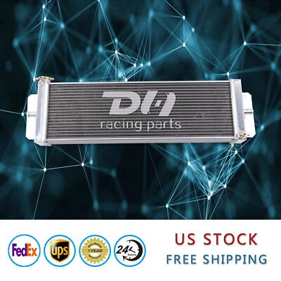 Intercooler aire-agua universal de aluminio intercambiador de calor universal 24"X8"X2.5" Foto 1 de 4