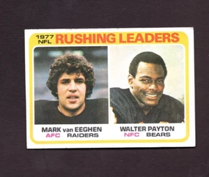 1978 Topps #333 Rushing Leaders Walter Payton EX con Chicago Bears FREE SHIPPING - Picture 1 of 2