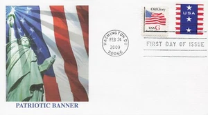 US 4385 2885 Combo FDC Patriotic Banner Fleetwood - Picture 1 of 2