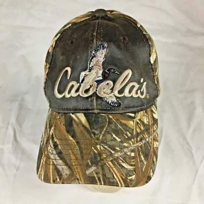 Cabela's Camouflage Duck Hunting Hat Adjustable Camo Embroidered - Image 1 of 4