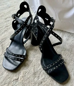Rebecca Minkoff Riemchensandalen schwarz Nieten Größe 8 - Bild 1 von 4