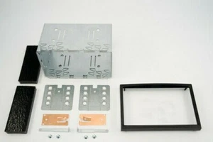 Frame Mounting Radio Peugeot Citroen Fiat 207 307 Jumpy Fiat Scudo 2din - Picture 1 of 1