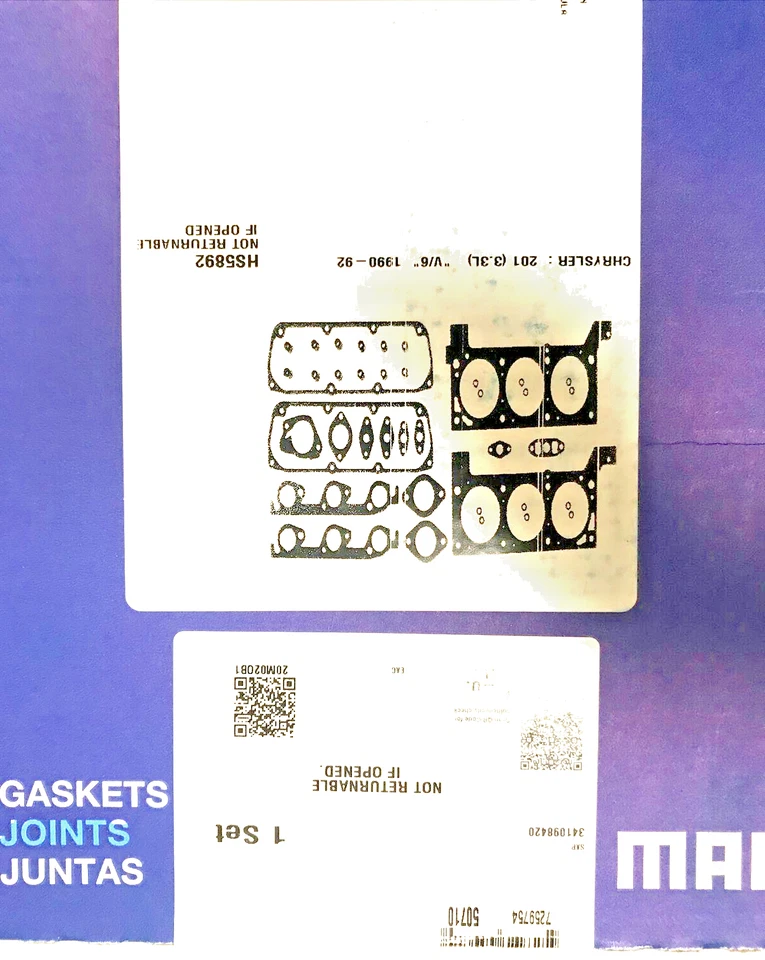 Juego de juntas de culata de motor automático Mahle HS5892 Chrysler nuevo en caja original Foto 1 de 4