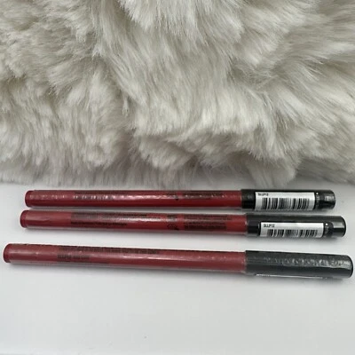 3 NYX Professional Makeup Slide On Lip Liner Pencil Waterproof SLLP12 Red Tape - Image 1 of 2