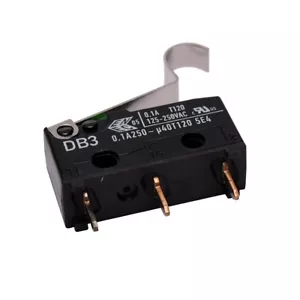 ZF Elec DB3C-C1SC SUBMINIATURSCHALTER SCHNAPPSCHALTER SPDT 6.5mm 0.1A 250VAC - Bild 1 von 1