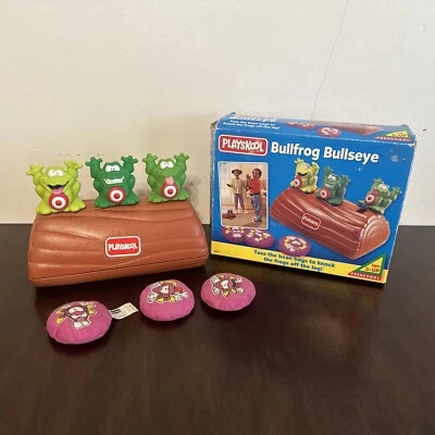 Playskool Bullfrog Bullseye Bean Bag Juego Preescolar De Colección 1998 En Caja Foto 1 de 4