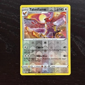Talonflame 140/203 Pokemon Evolving Skies Sword & Shield Reverse Holo Rare NM - Picture 1 of 2