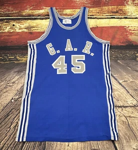 Vtg GAR Grenadiers Basketball Jersey Mens 44 Wilkes Barre PA High School Uniform - Picture 1 of 9