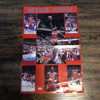 1987 Michael Jordan Chicago Bulls Basketball Starline POSTER 24' x 36" - Image 1 of 4
