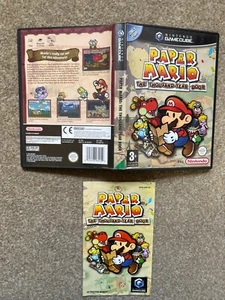 Paper Mario - Nintendo Gamecube - OFFICIAL ARTWORK / MANUAL & CASE - Picture 1 of 5