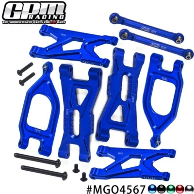 Braços de suspensão dianteiros e traseiros GPM Alloy 7075 e haste de ligação ARRMA 1/10 Gorgon Mega - Imagem 1 de 4