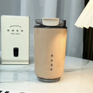 Smeg Thermoskanne Kaffeebecher 240ml Edelstahl Travel Mug Thermo Trinkflasche - Bild 1 von 12