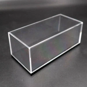 Acrylic Case Display Box Show Transparent Dust Proof with Base 1/64 Model Car - Picture 1 of 8