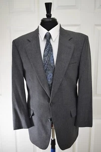 CRICKETEER Men’s 42 R Warm Gray Wool 2 Button Suit Blazer & Pants - Picture 1 of 15