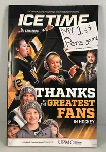 Pittsburgh Penguins Icetime Program Greatest Fans 4/6/18 PPG Paints Arena - Picture 1 of 4