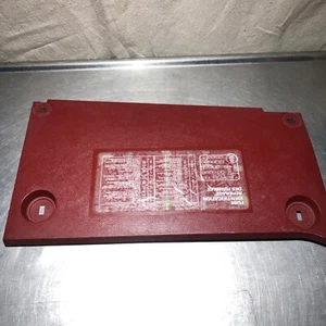 87-91 Ford F150 F250 Bronco Red Fuse Block Cover Knee Bolster Panel OEM Maroon - Picture 1 of 10