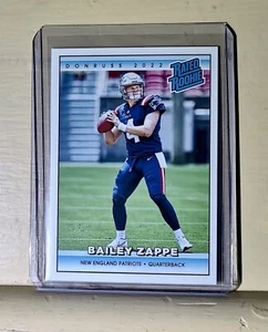Bailey Zappe 2022 NFL Panini #39 Rated Rookie Retro Football Card 1/4094 - Picture 1 of 2