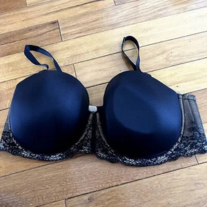 Neu mit Etikett Torrid schwarzer trägerloser Bügel-BH mit Spitze Größe 44G - Bild 1 von 7