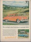 Studebaker State Commander V8 Starliner Champion Vintage Print Ad 1952