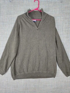 Tommy Bahama Mens Sweater 1/4 Zip Long Sleeve Medium - Picture 1 of 8