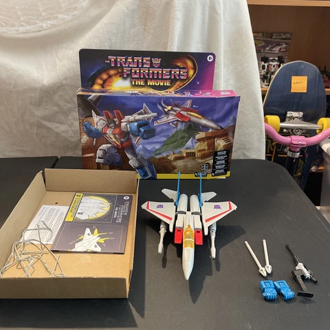 2023 Transformers The Movie Retro Decepticon Air Commander STARSCREAM  Hasbro Cover