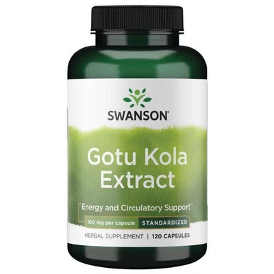Gotu Kola Extrakt - Standardisiert 120 Kapseln Swanson Health Products