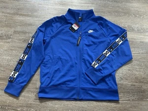 NEW $65 Nike Sportswear JDI "Just Do It* CJ4782-480 Track Jacket Full Zip Large - Picture 1 of 7