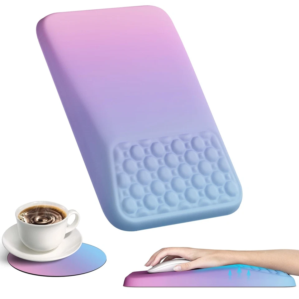 Mouse Pad with Wrist Rest Ergonomic Comfortable Pain Relief Mousepad Wrist Su... - Image 1 of 4