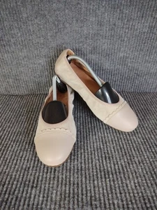 Vionic Prim Tina Cap Toe Ballet Flat Women's Size 7.5 Taupe Slip On - Picture 1 of 12
