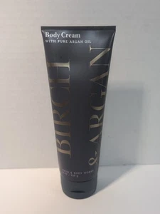 New 8 OZ Bath and Body Works BIRCH & ARGAN Moisturizing Body Cream Lotion 8oz - Picture 1 of 6