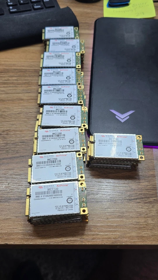 X50 Panasonic Toughbook CF-31 CF-19 4G LTE Sierra MC7700 Mini PCI-e WWAN 2417C Foto 1 de 3