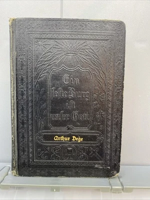 Antique 1877 Book Evangelical Lutheran Bible In German - Image 1 of 4