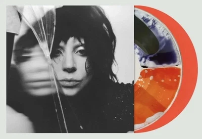 Lady Gaga Mayhem Liquid Filled Vinyl LP Orange / Black Bad World - In Stock - Image 1 of 3