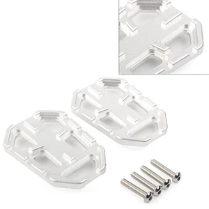 Foot Pedal Fußrastenverlängerung Silber für Benelli Leoncino/LeonineX 500 BJ 500 - Bild 1 von 6