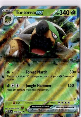 Torterra ex - Double Rare SV05: Temporal Forces 012/162 NM - Image 1 of 2