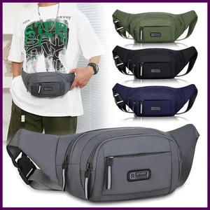 Herren Canvas Fit Hüfttasche Mobile Bauchtasche Hüfttaschen Herren Sport Outdoor - Bild 1 von 28