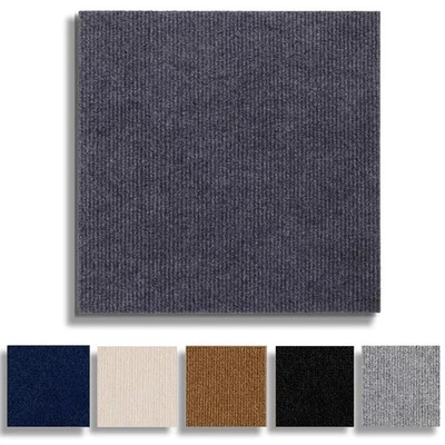 20 Stück Teppichfliesen Selbstklebend 30x30cm Filzfliese Bodenbelag Teppichboden - Bild 1 von 4