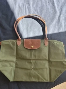 Longchamp le Pliage Green Large Tote Bag - Picture 1 of 11